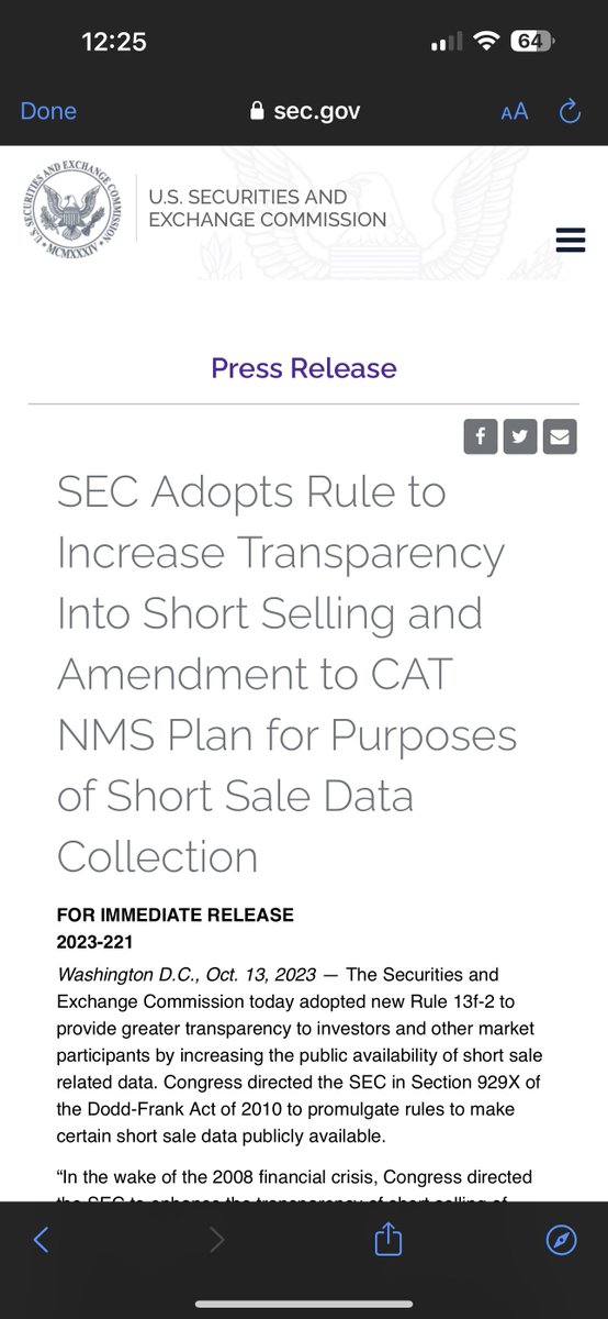 gurgavin's tweet image. SEC JUST OFFICIALLY ANNOUNCED IT