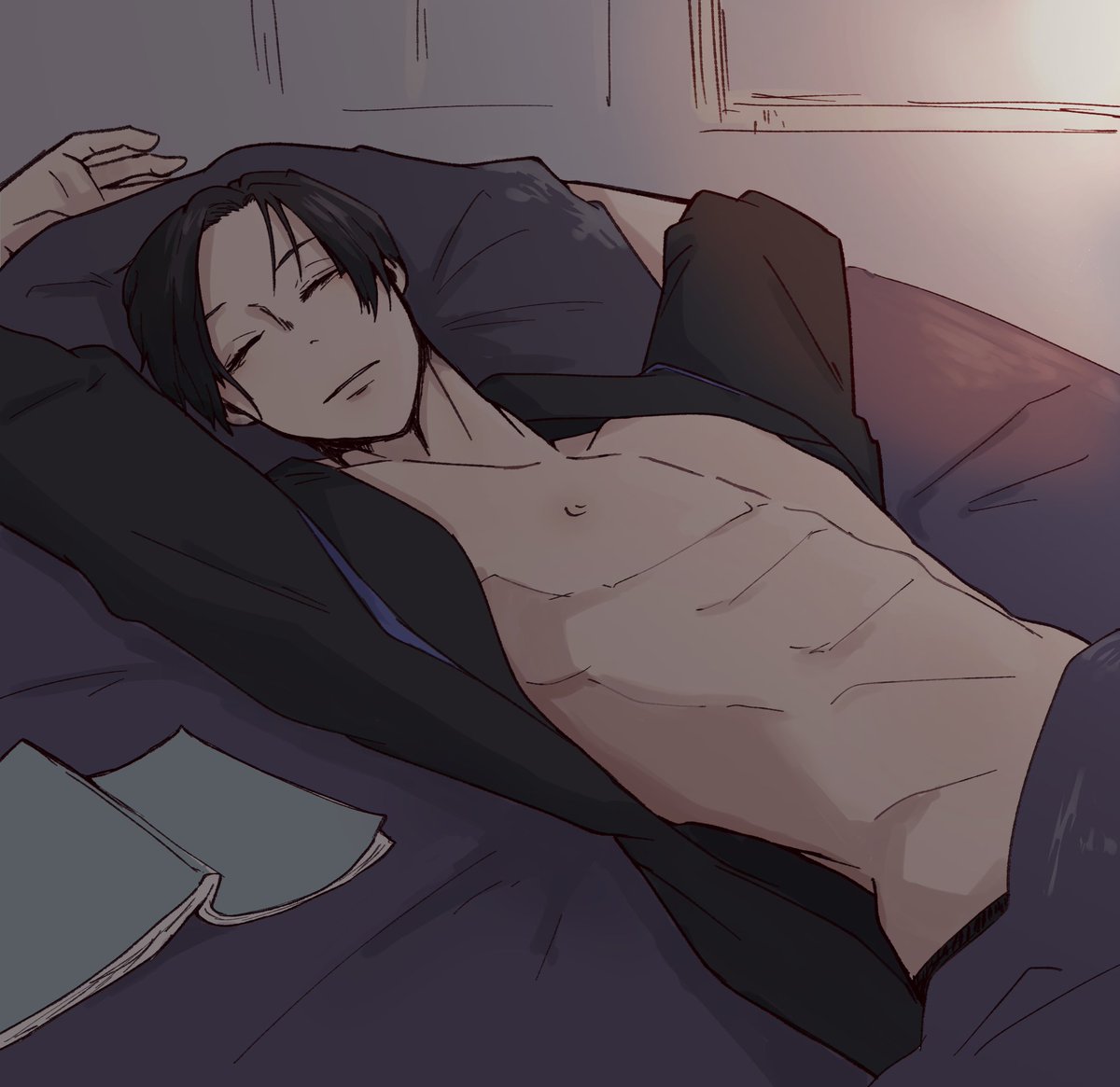 ooisan3's tweet image. 久しぶりに舞い戻ってきたら
あまりのセクシーさにペンを走らせてた…😳
#obeymefanart