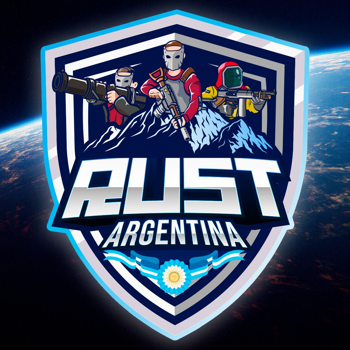 Rust_ARGENTINA's tweet photo. Nuestro Logo Oficial - eSport Version https://t.co/9DNrWGFCKp