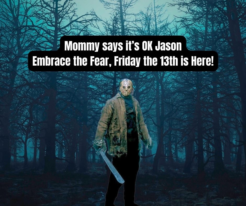 Ki ki ki, ma ma ma... You can't hide from me on this cursed night.  You can run, you can scream, but you can never escape the relentless grasp of Jason Voorhees. #FridayThe13th #SpookyNight #HorrorStory #Superstition #ScareFest #ChillsAndThrills #JasonVoorhees #FearTheDark