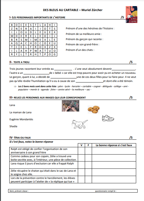 HatierAquitaine's tweet photo. 🎒Vs connaissez "Des bleus au cartable" de Muriel Zürcher ? Il invite à la réflexion sur le #harcelementscolaire ?

@DidierJeunesse et des profs vs proposent des supports🆓en lien avec le📙

ℹ️et ressources 👉https://t.co/Y8M6cTq5Lq

#NAH #NonAuHarcèlement #ProfDoc #CDI #Collège https://t.co/WHl0XcB6Pw