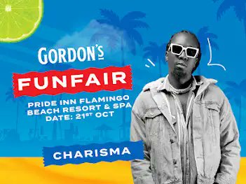 kibetokeyo's tweet image. "🎉 Get ready for the ultimate experience at the Gordons FunFair Festival! 🎪 Join me and DJ Pierra for a day of non-stop fun, unique attractions, and unforgettable memories. 🤩 Grab your tickets at ticketsasa.com now! #GordonsFunfair @gin_oclock_kenya #CountdownToFun"