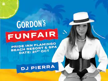 kibetokeyo's tweet image. "🎉 Get ready for the ultimate experience at the Gordons FunFair Festival! 🎪 Join me and DJ Pierra for a day of non-stop fun, unique attractions, and unforgettable memories. 🤩 Grab your tickets at ticketsasa.com now! #GordonsFunfair @gin_oclock_kenya #CountdownToFun"