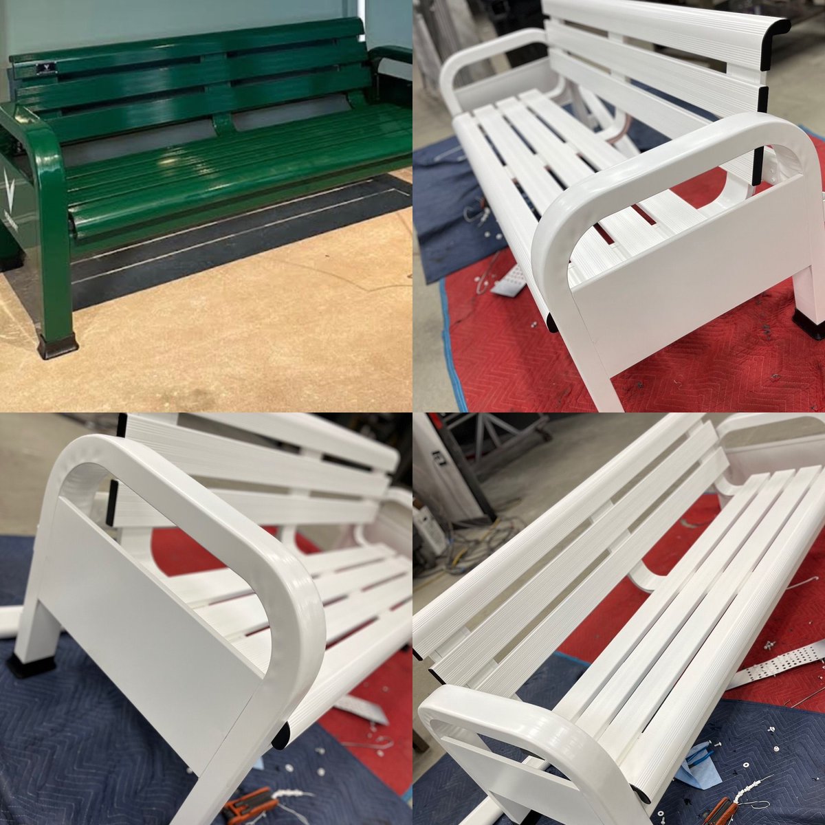 Transformation Friday!
From green ➡️ pristine 
Matte perfection 👌🏼

#sandblasting #chemicalstripped #powdercoating #bronx #newyork #newjersey #connecticut
