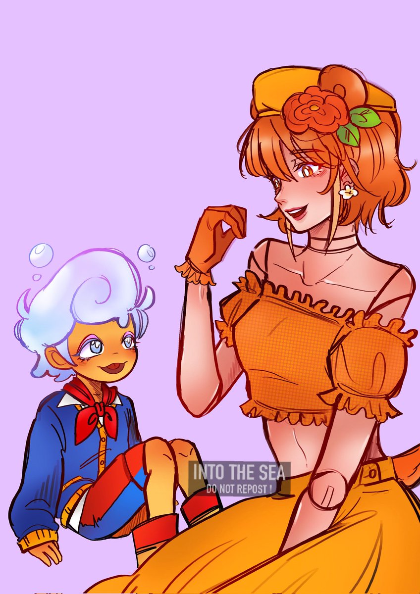 Taley_blue's tweet photo. BB and Mama 🍊🌻 (OC by @minissjj )

#welcomehome #wallydarling #bubble #wallydarlingau #bubbleland #oc https://t.co/KpvOP1JsBg