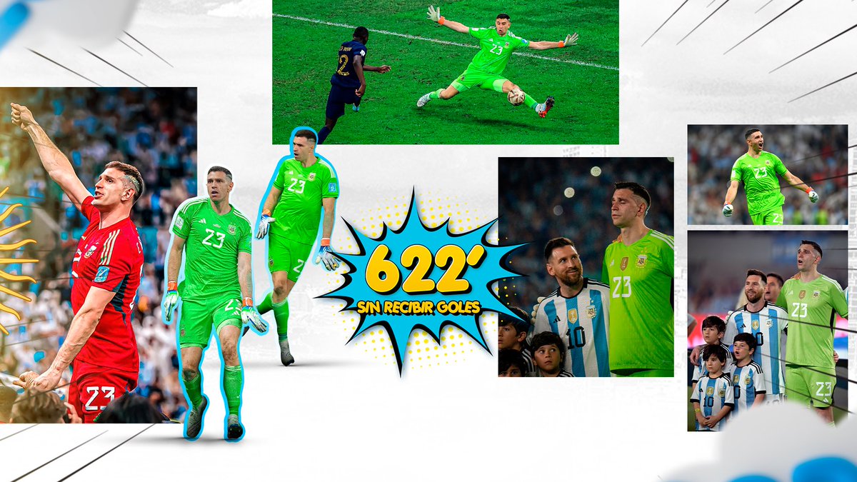 🎨 Emi Martínez dibujó un nuevo récord en la selección: 622’ sin recibir goles 🧤