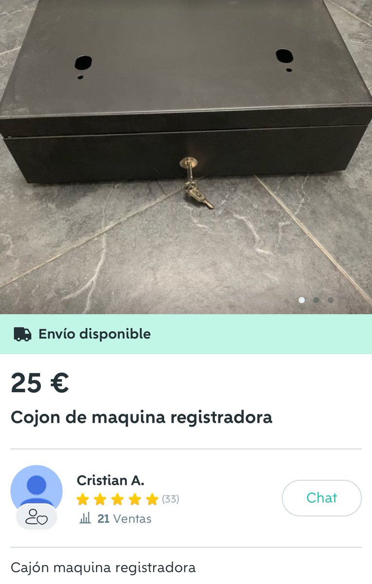 marcmartinezc's tweet photo. permitidme que os introduzca en mi submundo favorito de internet: la gente que en wallapop se equivoca escribiendo "cajones" y "cojines" https://t.co/8fW9TXkuI3