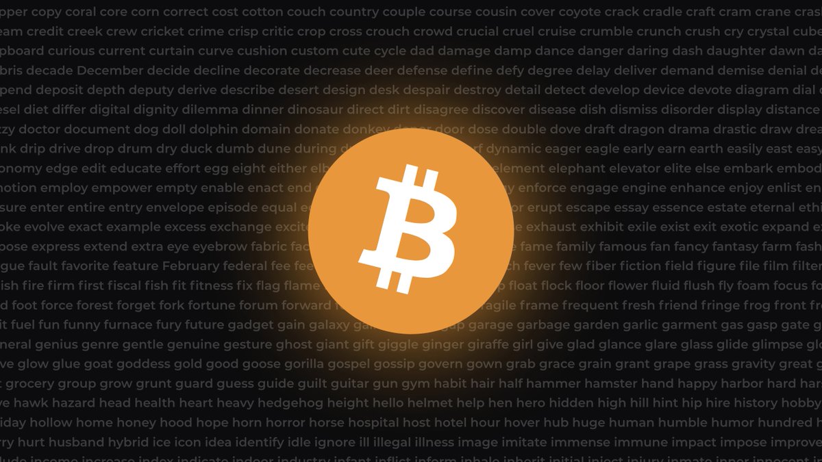 Bitcoin seed phrases typically consist of 12 words. Are these words random?  No. There are 2,048 possible words that could make up your 12-word seed  phrase. The same word can also be