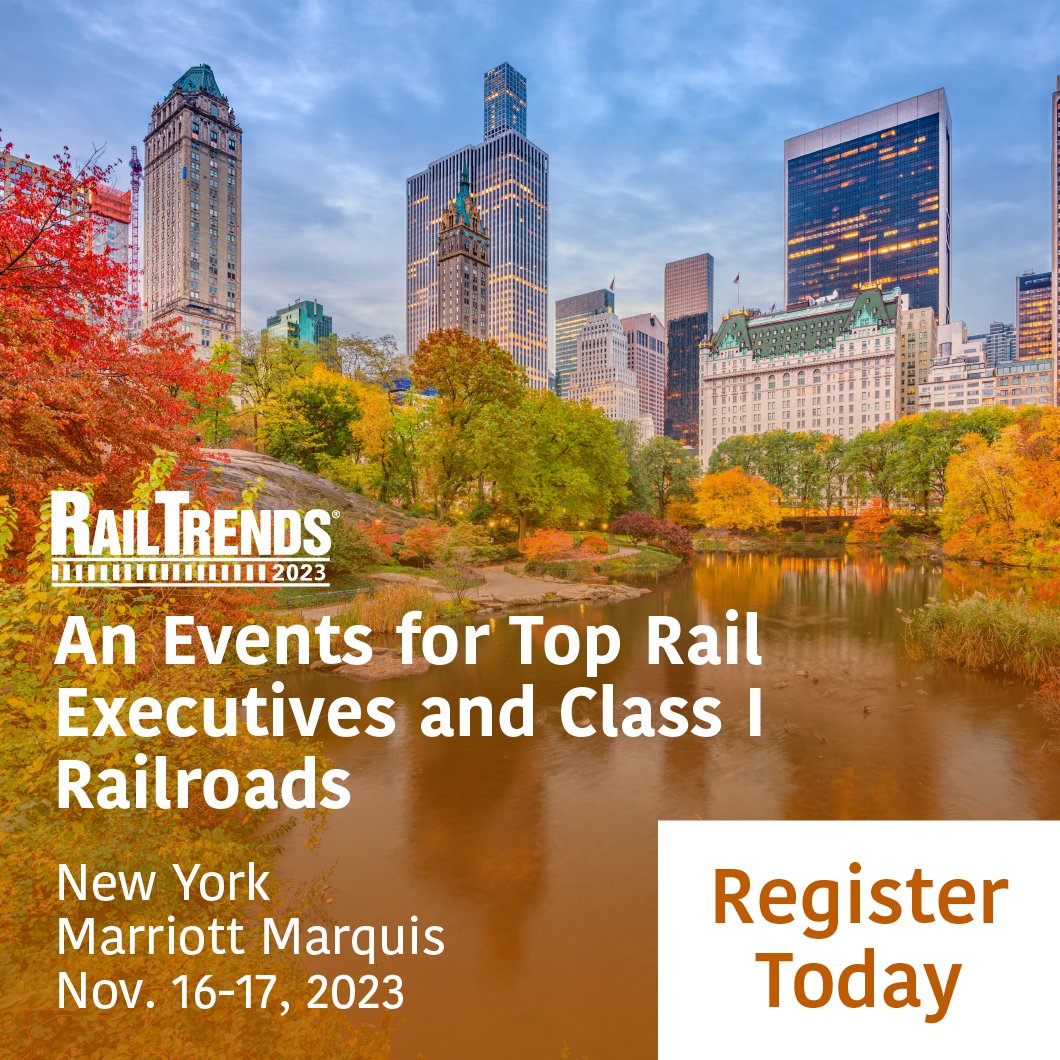 RailTrends 2023 is just around the corner!
Ensure you take advantage of the chance to connect with esteemed individuals in the freight rail sector during the premier executive rail conference November 16-17. 

Register here: buff.ly/44ONlnR