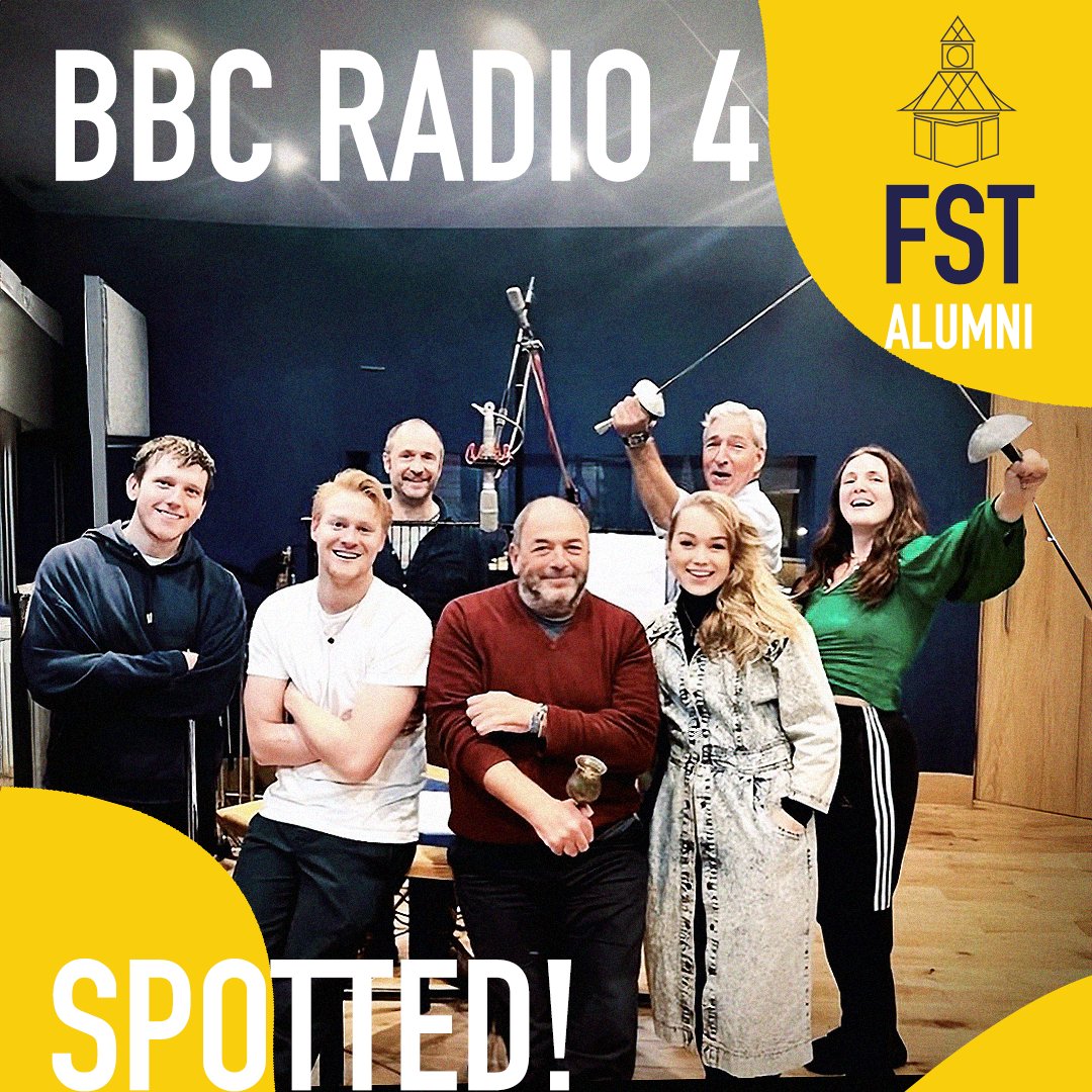 Frinton Summer Theatre's AD &amp; Producer, Clive Brill, along with FST Alumni! They're currently recording 'First Folio.' The new comedy-drama is scheduled for broadcast on BBC Radio 4 at 3.00PM on Saturday, November 11. We can't wait to tune in! 📻
