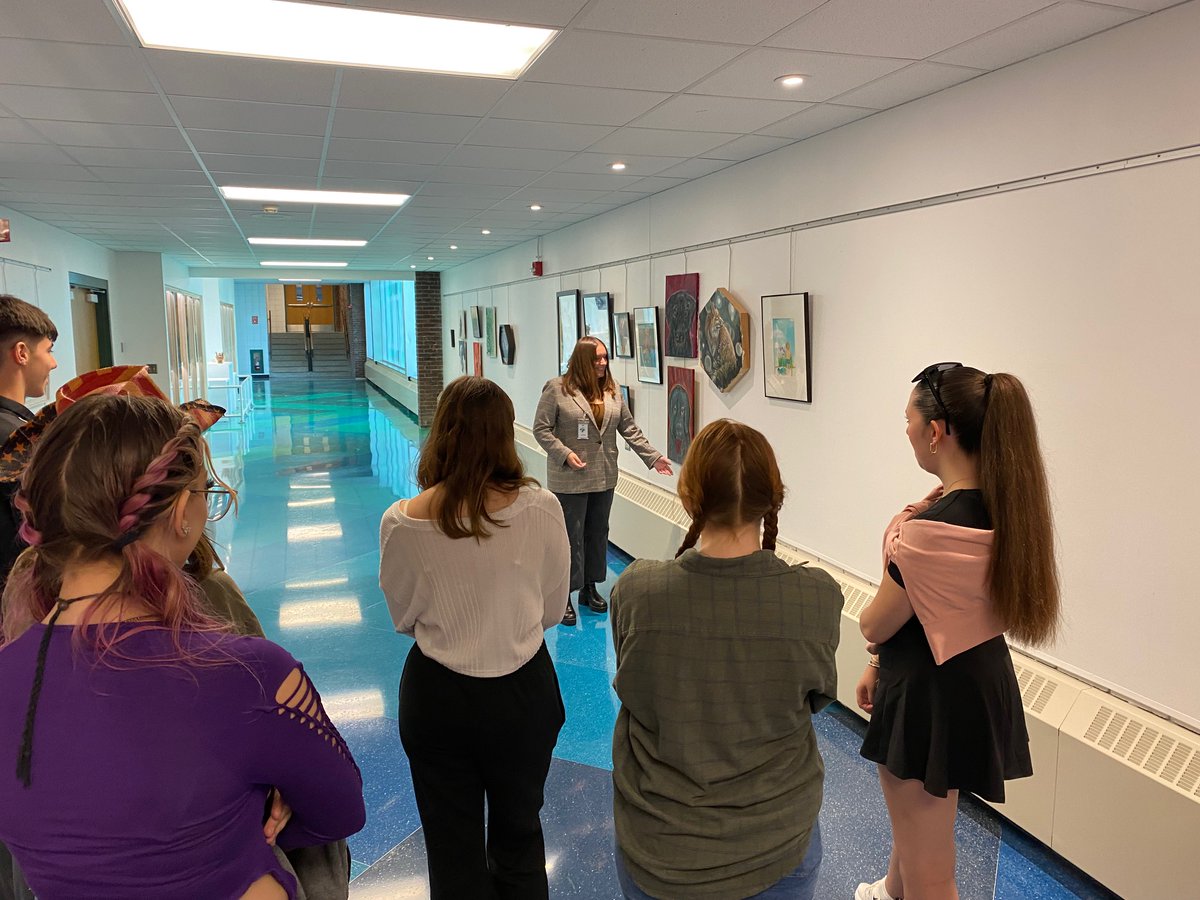 Thank you Sophie Barner, Assistant Curator &amp; Gallery Manager at <a href="/cepagallery/">Center for Exploratory & Perceptual Arts</a>, for giving our Gallery Project students critical feedback on their first exhibition layout!