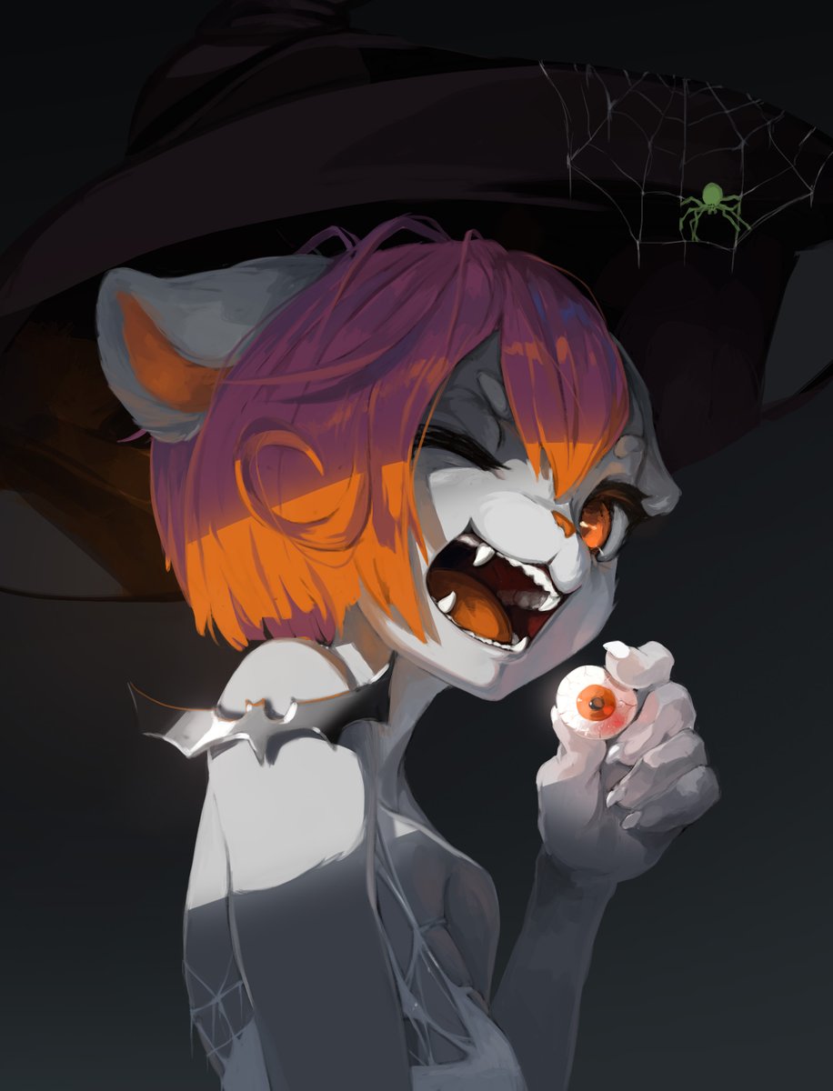 Spooky orange cat for the season!
Also she's still available!