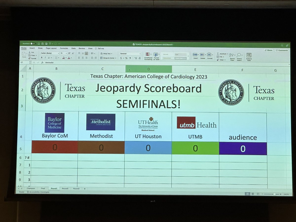 The Houston Jeopardy Semifinal starts now! #TCACC23 @HMHCardioFellow @BCMHeart @UTHHeart @utmbcardiology