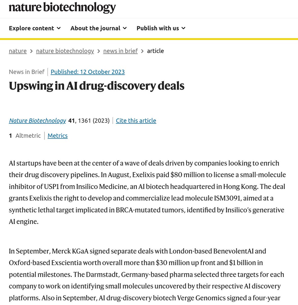 VECTOR SPACE BIOSCIENCES - Accelerating Discovery tweet media