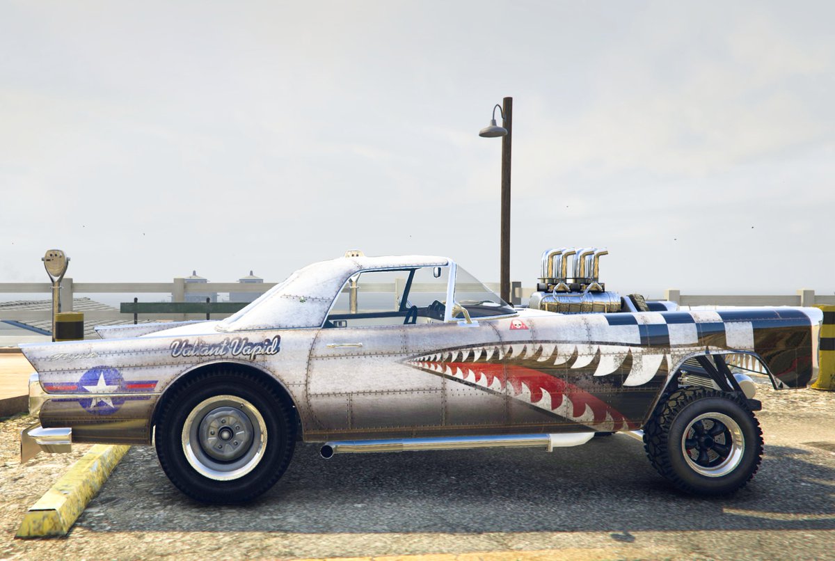 karasu_maruGAME's tweet image. 誘惑に負けて買ってしまいました。
走りはウィーヴィルを滑らなくした感じ

車高が高めなので、少しだけ速度を落として走ればオフロードでも問題なく走れる。
景観が合うかはさておいて…

#GTA5 #GTAOnline #PC版 #RockstarGames
#PeyoteGasser
#Photoshop