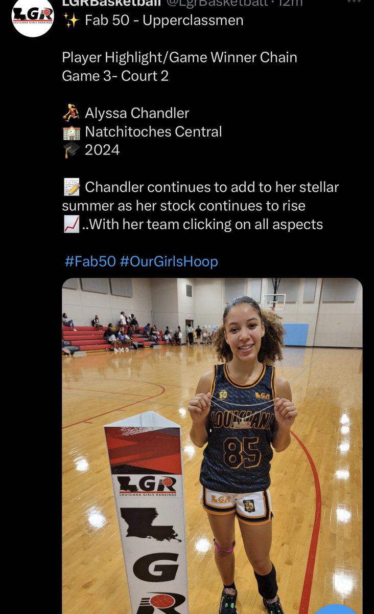 CoachTWJP's tweet photo. Alyssa is still rising and still available for now. The Grind Continues!! @AlyssaCh22 @LgrBasketball  

#God1st #TrainWithJpWorkouts https://t.co/q8KlSuUjWw