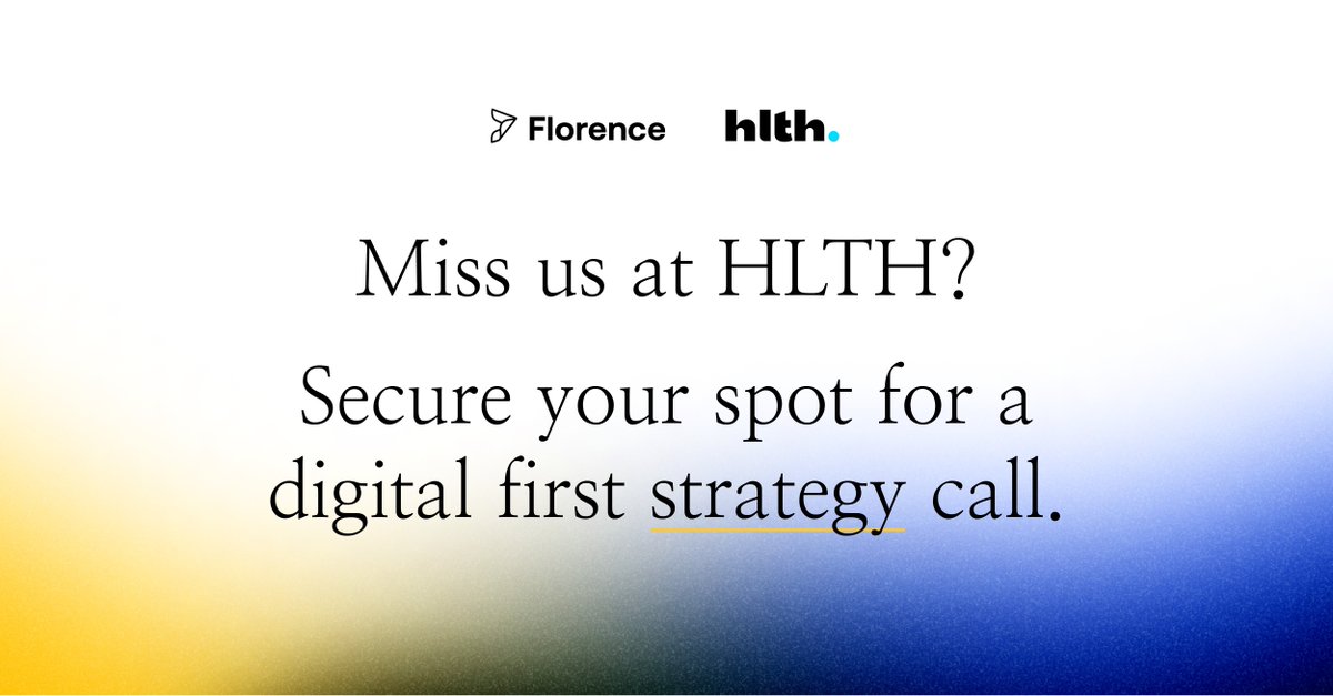 We’re grateful to have met so many passionate, innovative healthcare leaders at #hlth2023. If we didn't have a chance to meet but your 2024 goals include maximizing capacity, reducing burnout, increasing patient retention, and boosting revenue, let’s chat. hubs.ly/Q025s-DV0