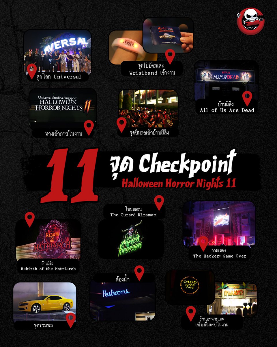 #ลี้ลับรอบโลก #TheGhostRadio
#11จุดCheckpointที่ต้องห้ามพลาดเมื่อไปงานHalloweenHorrorNights11

หากใครที่ได้ไปเทศกาล Halloween Horror Nights ครั้งที่ 11 ที่ Universal Studios Singapore, Resorts World Sentosa เราขอแนะนำ 11 จุด Checkpoint ที่ห้ามพลาด!! จะมีจุดไหนบ้าง มาดูกันเลย…