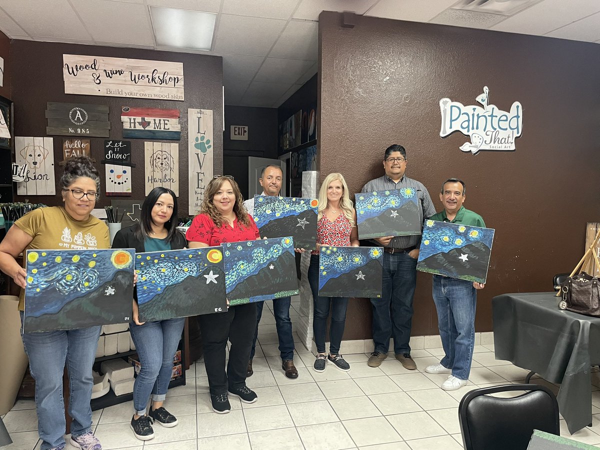 pacovey's tweet image. FSP and School Counseling bonding together during intersession. Different perceptions,  but working for the same goal! It was a great afternoon! @YsletaISD #TheDistrict #YISDFSP @YISDCounseling