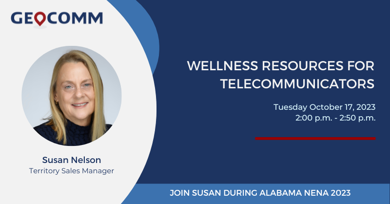 We understand that the public safety industry can be stressful at times. Join certified yoga instructor, and GeoComm’s Territory Sales Manager, Susan Nelson, ENP, CPM where she will present on telecommunicator wellness!

#telecommunicatorwellness #911Wellness #NENA #YogaAlliance