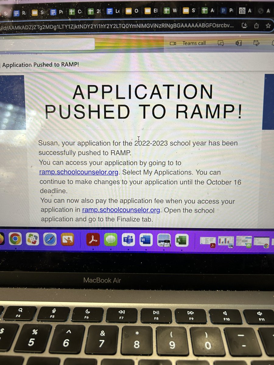 So much excitement! <a href="/SppsCounselors/">SPPS Counselors</a> are thrilled to push FOUR RAMP applications today!  <a href="/SPPS_News/">Saint Paul Public Schools</a> counselors strive for excellence every day because we care about our students! <a href="/JuliMontRiess/">Juli Montgomery-Riess</a> <a href="/beth_a_coleman/">Beth Coleman</a> #RAMP23 <a href="/ASCAtweets/">ASCA</a> @DHawkesASCA <a href="/JoniShook/">Joni Shook</a>