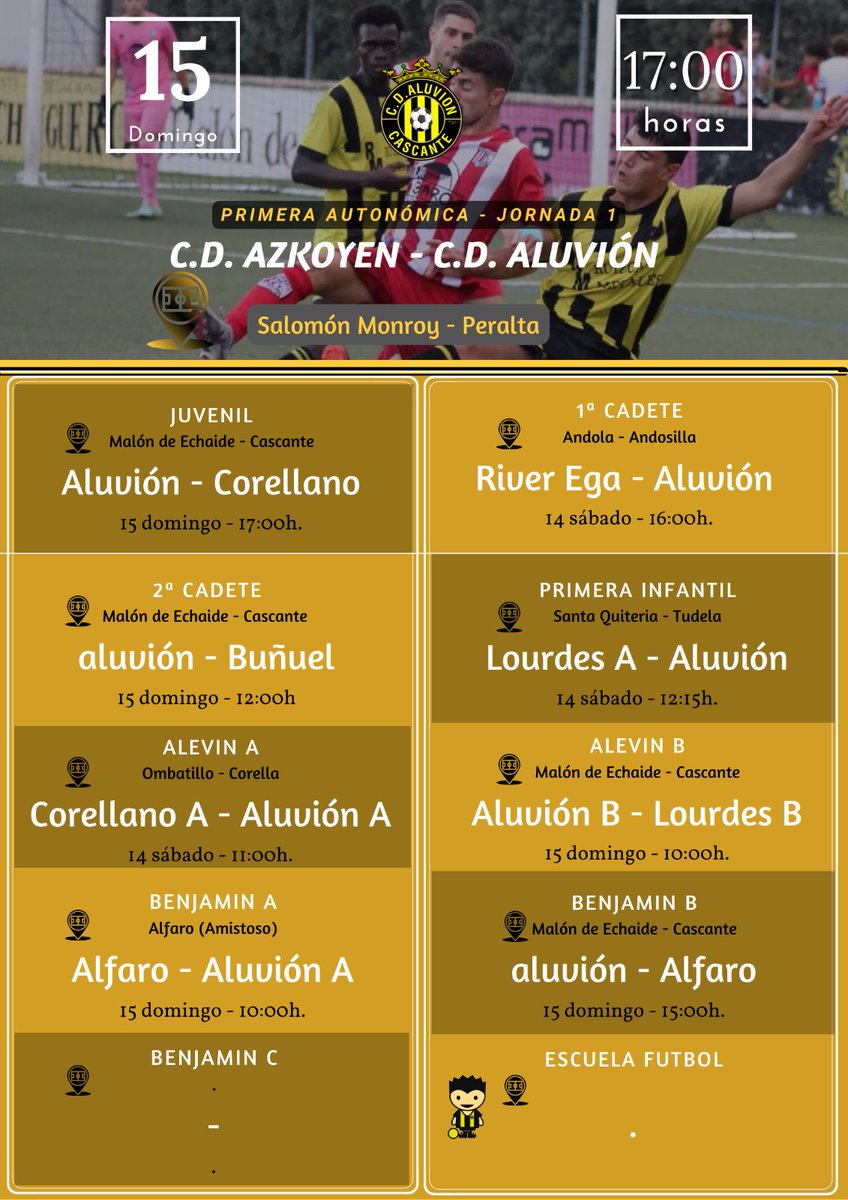 PARTIDOS DE LA SEMANA