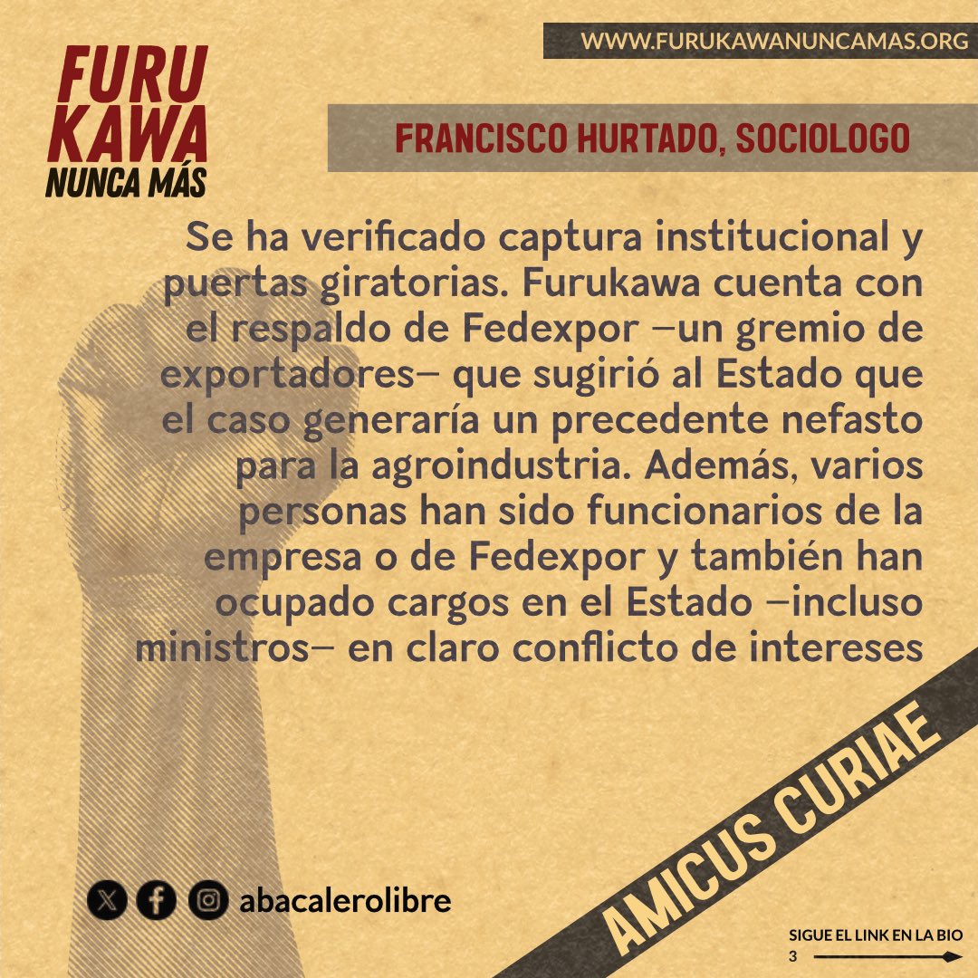 Furukawa Nunca Más tweet media