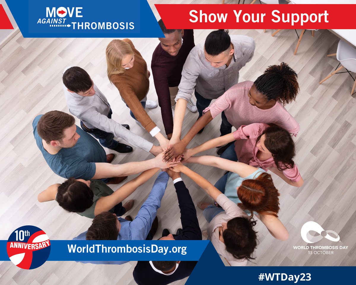 A9: Last year alone, the #WorldThrombosisDay campaign reached more than 10.5 billion people globally through events, activities, social media engagement, videos, media and much more - how impressive in just 10 years #clotchat