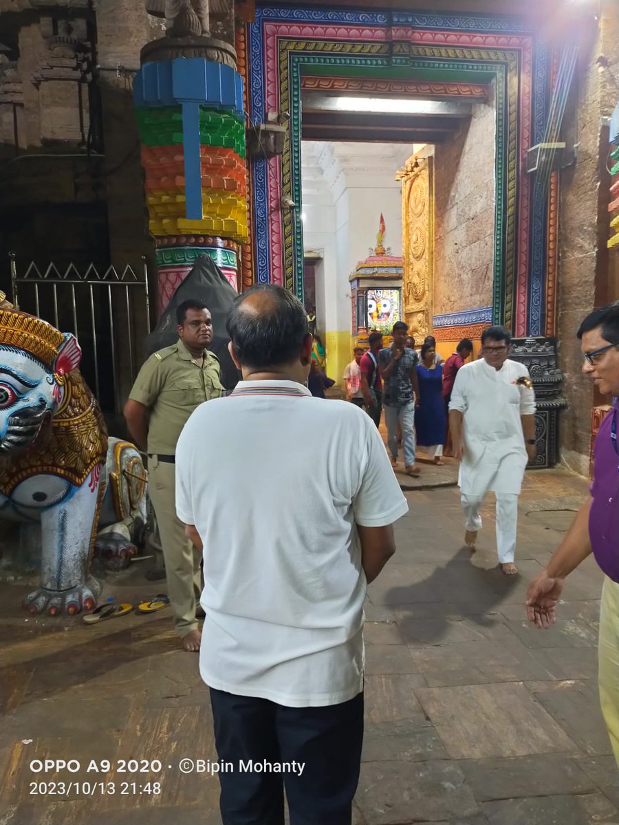 Visit of Principal Secretary to Govt., SSEPD Department to Shri Jagannath Temple,Puri..