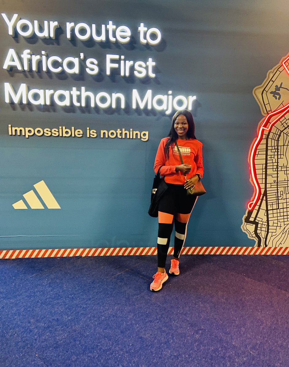 Lethuntwendala's tweet photo. I’m going for my 3rd CT marathon! The excitement I have, it’s like it’s my first one.
📍Sanlam Cape Town Marathon Expo!
#TrapnLos #FetchYourBody2023 #RunningWithTumiSole #ChasingThatFeeling #TopRunnerOfTheBackRunners #AGirlWhoRunsMarathonsForFun https://t.co/oYuvLaNagO