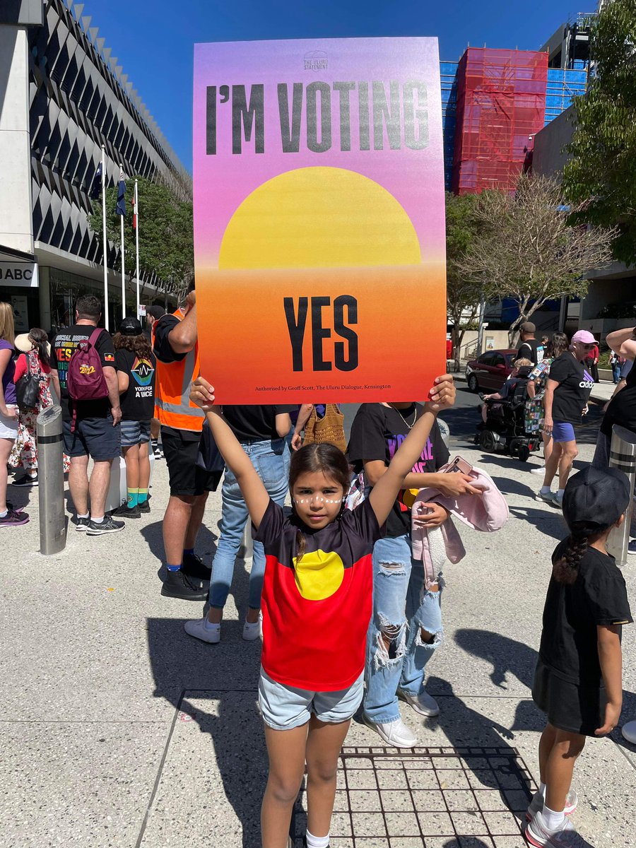 NathanAppo's tweet photo. Strength to you all today as we help guide Australia to a Yes Vote.

Thank you my people who have continued this heavy lifting for so many years.

Thank the the many allies who continue to fight for indigenous rights.

We’re on the right side of History.

#voteyes @yes23au https://t.co/zAFl0WSZhZ