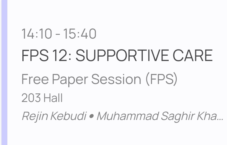 Abu Sidhanee (@thatphysioabu) on Twitter photo #SIOPcongress <a href="/SCN_SIOP/">Supportive Care Network SIOP</a> Supportive Care free paper session:
Eddy Carolina Pedraza last up presenting about Implementing a bereavement care program in a resource constrained setting
Little is known about implementing bereavement programs in LMICs
<a href="/WorldSIOP/">SIOP International</a>
#SIOP2023Ambassador #SIOPcongress <a href="/SCN_SIOP/">Supportive Care Network SIOP</a> Supportive Care free paper session:
Eddy Carolina Pedraza last up presenting about Implementing a bereavement care program in a resource constrained setting
Little is known about implementing bereavement programs in LMICs
<a href="/WorldSIOP/">SIOP International</a>
#SIOP2023Ambassador