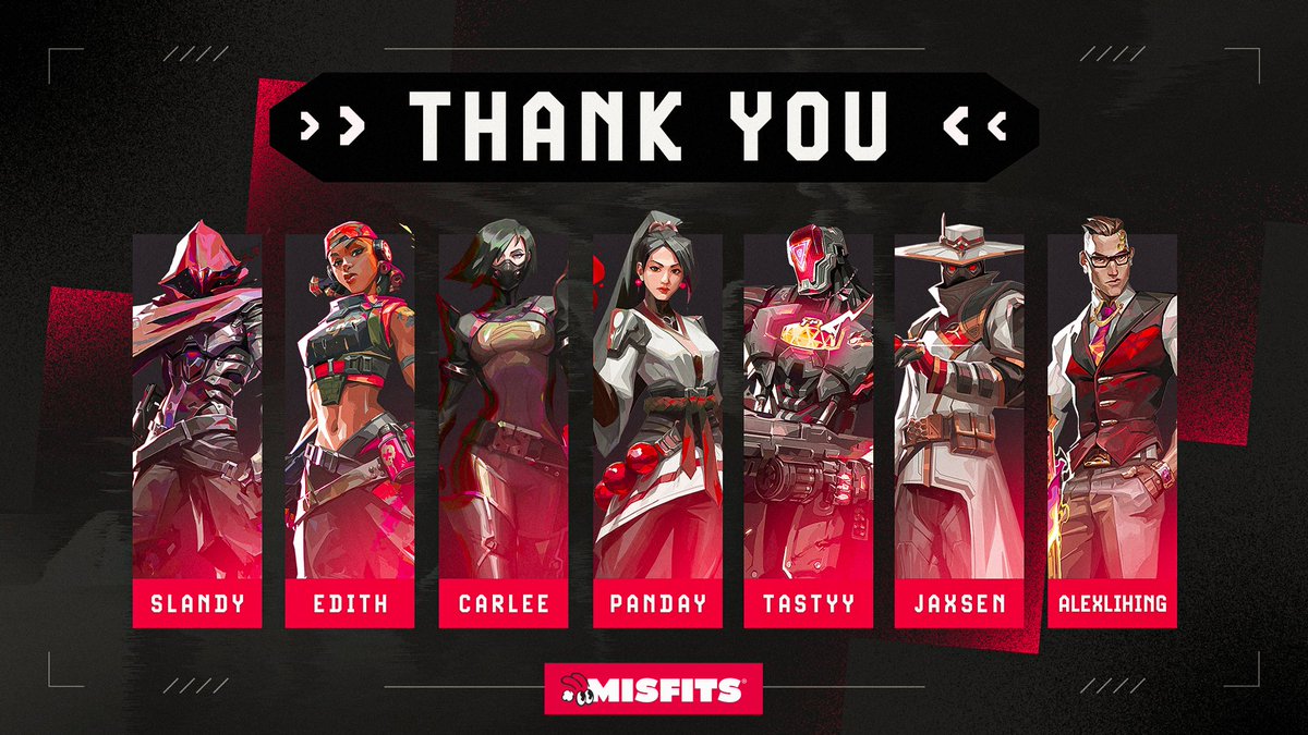 Today we part ways with our Game Changers roster. They showed tremendous resilience and passion every single match and we can't thank them enough for representing our organization. We wish them all the best of luck moving forward ❤️ - @Slandyyyy - @edithIWNL - @carleefps -…