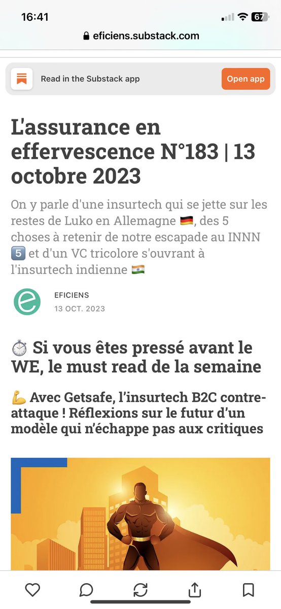 nelbro's tweet photo. ☑️ Les info clés de l’#insurtech :
🔹Levée pour #Orus 🇫🇷 sur le marché des pros ! 👌
🔹@acheel_com partenaire de #digitalinsure pour l’emprunteur !
🔹@Nestle s’associe à #BlueMarble pour couvrir les producteurs de ☕️ en Asie 📡
…
🙏@eficiens
https://t.co/OapEr3GdBQ https://t.co/HitmbbK7P8