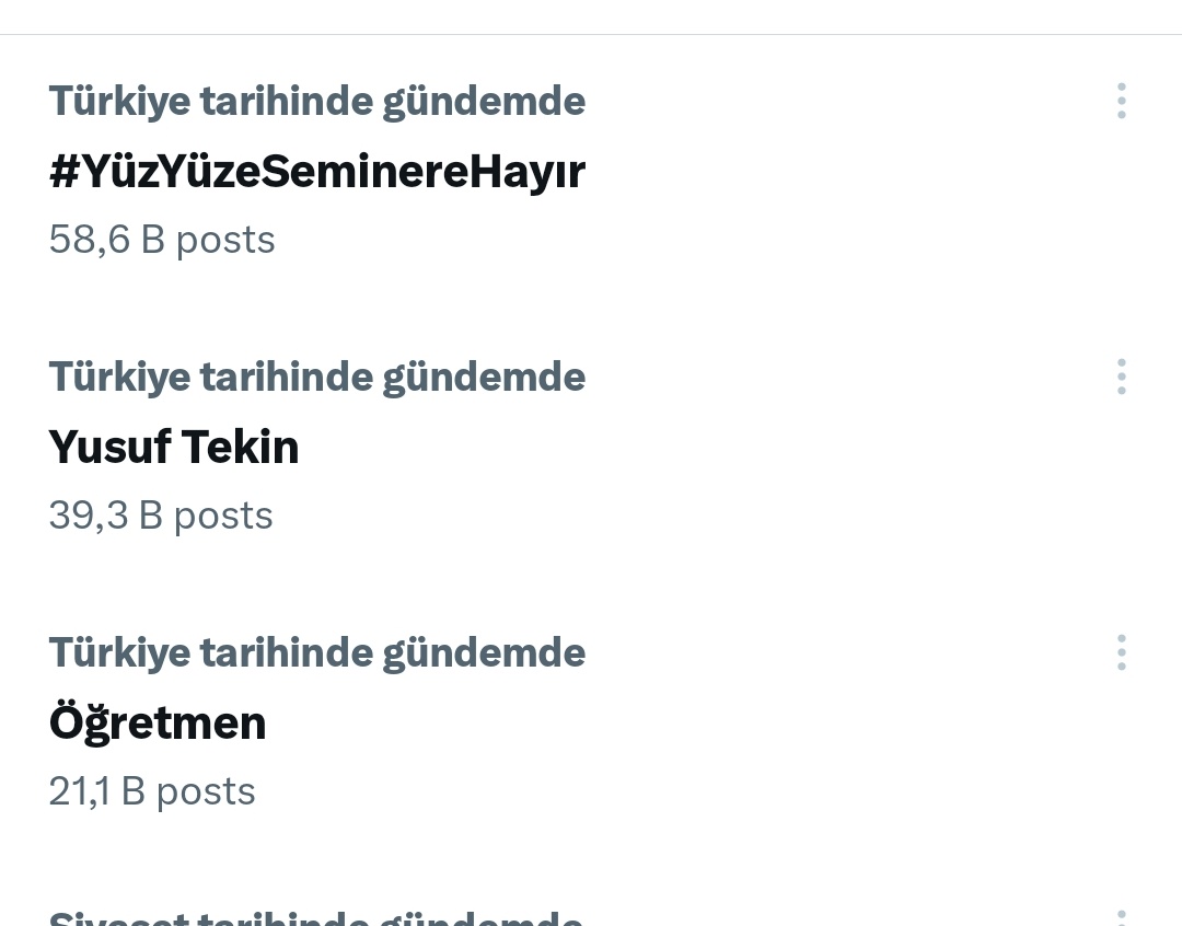 Ataması yapılan ayrı sıkıntı çekiyor, atanmayı bekleyen ayrı bir sıkıntı çekiyor.
Öğretmenler ne zaman hakettileri değeri görecekler?
Her zaman X'te gündemde olmaktan yorulduk. Bizim yerimiz okullar ve öğrencilerimiz.
#ÖğretmenlerUlusta
#YüzYüzeSeminereHayır
#Öğrt14EkimdeAnkarada