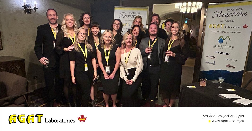 AGATLabs's tweet image. AGAT Laboratories was pleased to be a Gold Sponsor at Remtech Symposium 2023 at the Fairmont Banff Springs Hotel. We had a great time networking with everyone and seeing you all at our Reception last night!
#Remtech #AGATLabs #Banff #symposium #networking