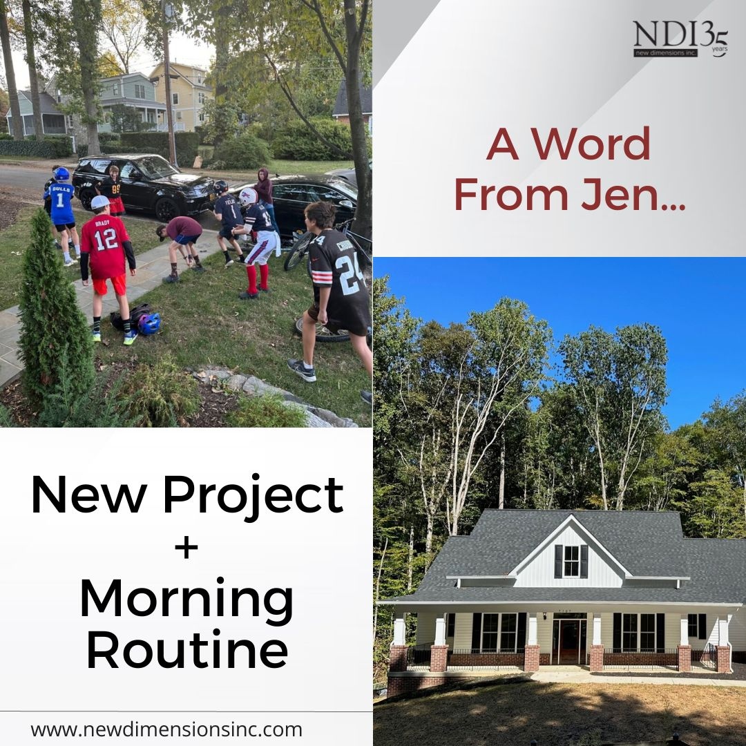 NDICustomHomes's tweet image. NDI is breaking ground on another Greenhill Model and we can&apos;t wait to share that with you! Jen also shares her morning routine with you. Read more: newdimensionsinc.com/a-word-from-je…

#NDIArticle #MorningCoffee #JenInTheBlog #NDI #FridayInspiration