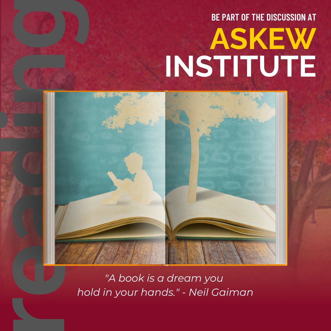 Motivate your students & foster a lifelong love of reading. Let the Askew Institute equip you with the tools on Nov 6-7! bit.ly/Askew23 #AskewInstitute #TeachingReading