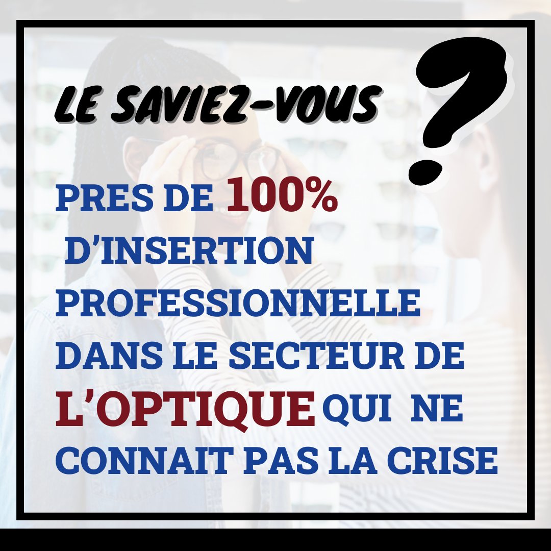 MFRPOITOU's tweet photo. 🌟 𝐏𝐫𝐞̀𝐬 𝐝𝐞 💯% 𝐝'𝐢𝐧𝐬𝐞𝐫𝐭𝐢𝐨𝐧 𝐩𝐫𝐨𝐟𝐞𝐬𝐬𝐢𝐨𝐧𝐧𝐞𝐥𝐥𝐞 𝐝𝐚𝐧𝐬 𝐮𝐧 𝐬𝐞𝐜𝐭𝐞𝐮𝐫 𝐪𝐮𝐢 𝐧𝐞 𝐜𝐨𝐧𝐧𝐚𝐢̂𝐭 𝐩𝐚𝐬 𝐥𝐚 𝐜𝐫𝐢𝐬𝐞 ! 
L'Opticien, un profil recherché. 🎓 Venez vous former à la MFR-CFA de Brioux sur Boutonne https://t.co/16YrRHpbD3 https://t.co/DQWKpT3kuF