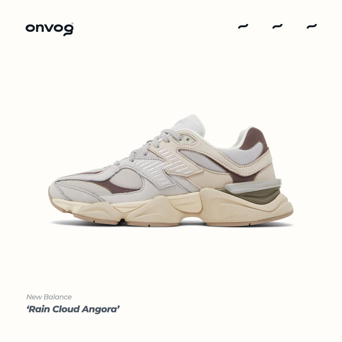 theonvog's tweet photo. Elevate your sneaker game with the New Balance ‘Rain Cloud Angora’ (U9060FNA)! Get your pair now at https://t.co/3MV3tItSkd or visit us at https://t.co/qrBNWTQjaF #ONVOG #NewBalance #RainCloudAngora #SneakerStyle https://t.co/vMUoUr8wwu