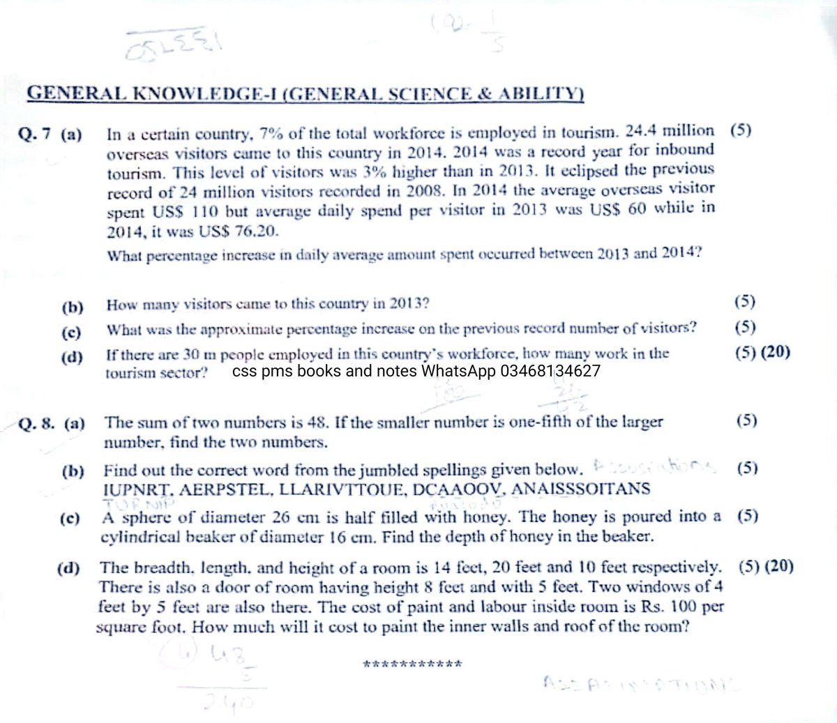M_Ali_K_786's tweet photo. General science and ability Paper Of Special CE'23, CSS.
With Objective
For all paper WhatsApp 03468134627
Follow or page to get CSS I formation and materials
#FPSC #CSS #SpecialPaper
#Gsapapercsssprcial2023
#cssgeneralsciencepaper #cssGSA #cssexampreparation #cssexam https://t.co/HxqF7Onovj