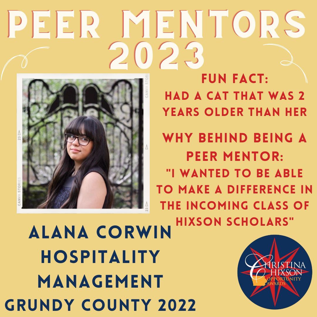 HixsonAwards's tweet photo. 🔸 Peer Mentor Spotlight 🔸 

Our Peer Mentors are a vital part of the Hixson Seminar and helping first-year students succeed! Meet our Section 5 Peer Mentors: Alana, Cambri, and Ridge! https://t.co/x0gRPF7Wrb