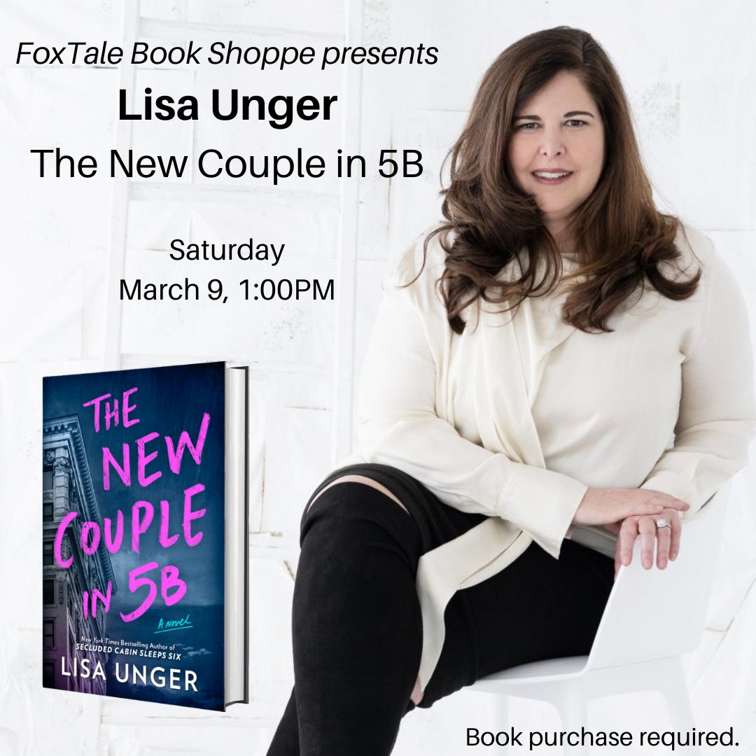 Just added! @lisaunger is coming back to FoxTale with The New Couple in 5B! foxtalebookshoppe.com/book/978077833…