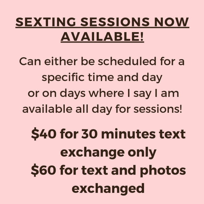If you'd like a custom or a sexting session send me a message on my OF pages https://t.co/z7pEk12mzK