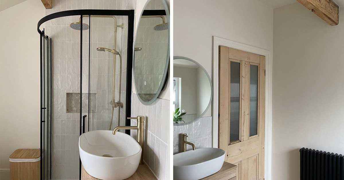 We're in love with this luxurious bathroom 😍

The gorgeous gold and black fittings complement each other perfectly creating the feel of a luxury hotel bathroom 💛🖤

Instagram 📷 awirralaway