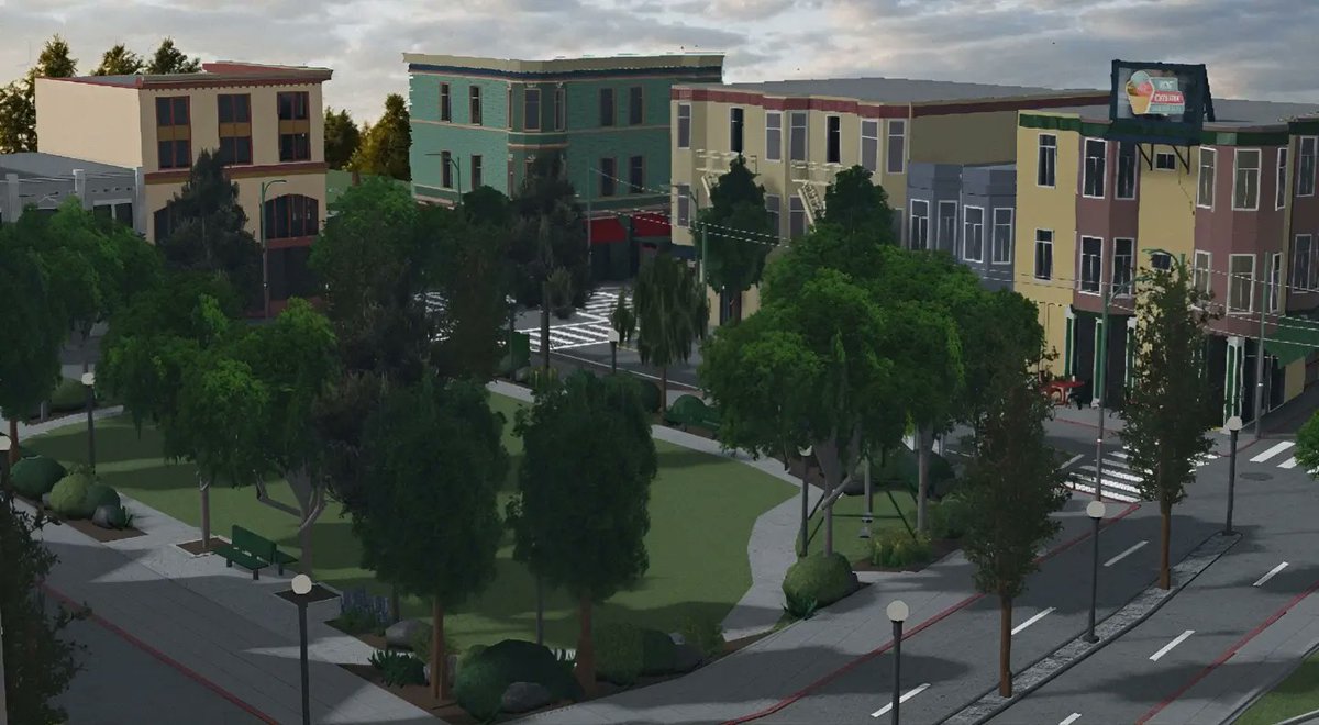 aldrensia's tweet photo. Washington Square 

Filbert St &amp; Stockton Street,
 San Francisco, CA

Cost 2.8 M / 135% Plot data
#bloxburg #roblox 
#bloxburgbuilds @heybloxburg https://t.co/Cymv5xM7gW