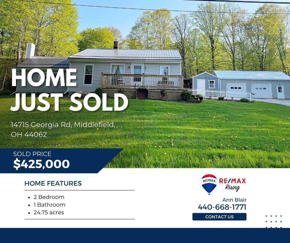 SOLD! We're thrilled to have helped our amazing sellers close this chapter and the new homeowners begin a new one.

 If you're ready to turn the page on your real estate journey, we're here to help! 

#remaxagent #remax #ohio #ohiohomes #Sold #HomeSold #Homesold