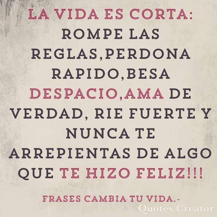 #MotivateAquiyAhora
Solo se trata de vivir y ser feliz sonrie a la vida ☺️
<a href="/araceli_cantor/">Araceli Cantor</a> <a href="/erikitazerep/">Erika P. R.</a> <a href="/EduardoFloMa1/">Eduardo Flores</a>
