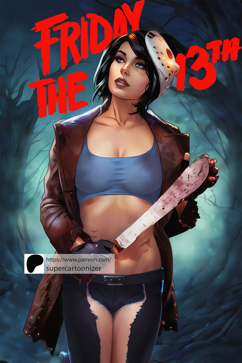 Supercartooniz1's tweet photo. #nichameleon #nicthepixie #fridaythe13th #jasonvoorhees #halloween #scary #scarymovie #forest https://t.co/LzDPGpTsRG