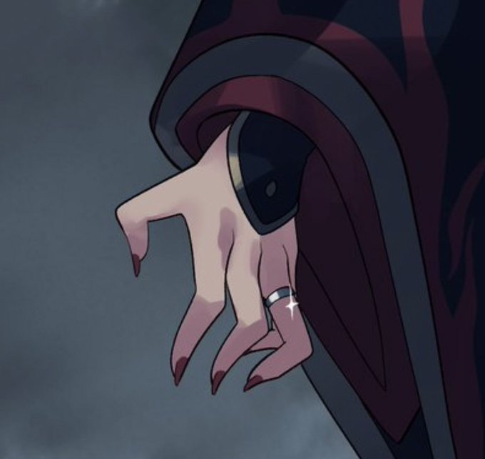 【銀の結婚指輪】
吸血鬼である彼女にとって『銀』は
毒そのものであり絶えず激痛が
走るのだが、不器用な旦那(故人)が
自分の為に選んでくれたものなので
肌身離さずつけている。
ちなみに旦那は転生者のサムライで
吸血鬼がどういう存在かよく知らずに
この指輪を送った。 